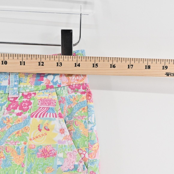 Lilly Pulitzer Womens Callahan Shorts Size 0 Pop Up State of Mind Patchwork - Picture 3 of 12